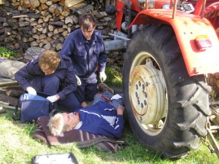 Preverjanje ekip prve pomoči v Materiji 5